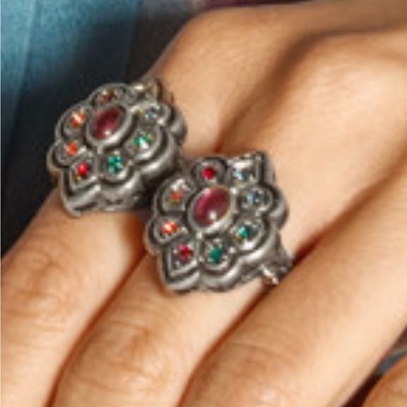 Gucci crystal flower ring size 14 - Picture 2 of 11